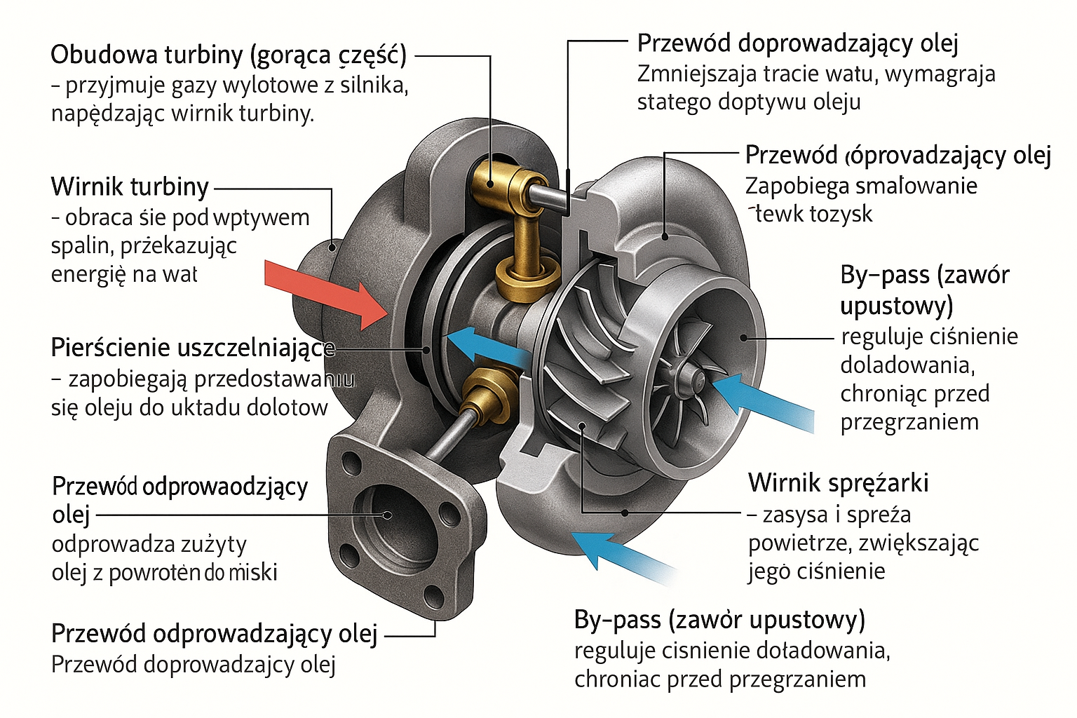 Jak zdiagnozować uszkodzoną turbosprężarkę w samochodzie?