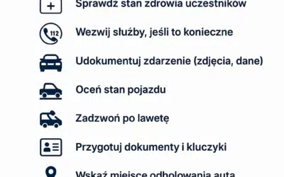 Holowanie auta po wypadku w Szczecinie – krok po kroku co zrobić?