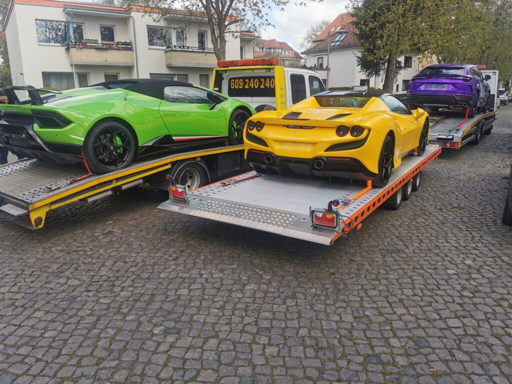 Transport samochodów sportowych Szczecin – laweta do aut premium