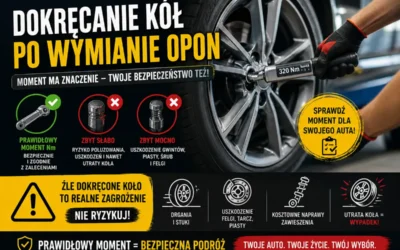 Dokręcanie kół po wymianie opon – moment Nm i kontrola po 50 km