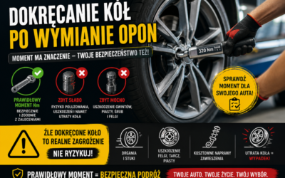 Dokręcanie kół po wymianie opon – moment Nm i kontrola po 50 km